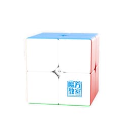 Moyu Meilong 2M 2x2 Magnetic Speed Cube, Adjustable Elasticity Magic Cube with Stickerless Shape Moves Quickly and Smoothly, Brain Teasers for Kids & Puzzle Boxes Classic Game