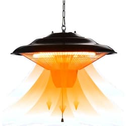 Air Choice Outdoor Heaters for Patio, 1500W Infrared Electric Patio Heater for Ceiling/Garage Use, Hanging Patio Heater with Adjustable Chain Length, Overheat Protection, Ideal for Outdoors and Garage