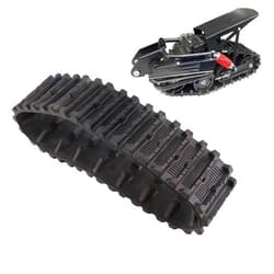 SASKATE Rubber Tire Tracks for ATV/UTV – Increased Traction Track System for Snowmobile, Snow Blower, Go Kart, and Electric Vehicles