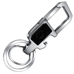 Idakekiy Key Chain LED Light and Bottle Opener with 2 Key Rings Car Key Chain for Men and Women