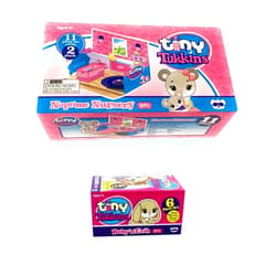 Tiny Tukkins Naptime Nursery Playset- Mouse Family