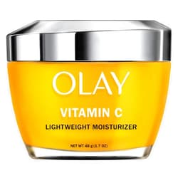 Olay Vitamin C Face Moisturizer, Brightening Cream for Women, Instant Hydration, Evens Tone, Dark Spot & Hyperpigmentation Reduction, Glowing Skin Care - Niaciniamide, Lactic Acid, 1.7 Oz