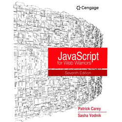 Patrick Carey,Sasha Vodnik JavaScript for Web Warriors (MindTap Course List)