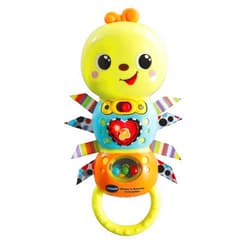 VTech Baby Shake & Sounds Caterpillar, Baby Interactive Toy for Sensory Play, Baby Musical Toy with Sounds, Songs and Phrases, for Babies Aged 3 to 18 Months, English Version