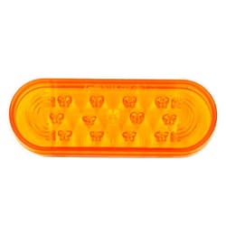 Grote 53963 SuperNova Oval LED Stop Tail Turn Light (Grommet Mount, Auxiliary)