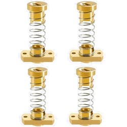 3Dman T8 Anti-Backlash Spring Loaded Nuts Elimination Gap Nut Z-axis for Upgrade Ender 3 Ender 3s Ender 3 Pro V2 CR-10 Tornado 3D Printer 8mm Acme Threaded Rod -4pcs