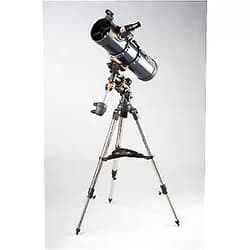Celestron 130EQ-MD AstroMaster Motor-Driven Telescope; CG-2 equatorial; Erect image; StarPointer