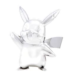Pokemon 25th Celebration 3-inch Silver Pikachu #2 Figure Fan Must Have Toy - Officially Licensed 25th Anniversary Product from Jazwares!