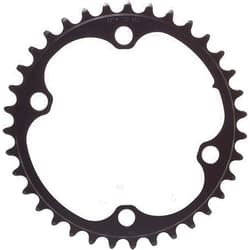 SRAM Force 2x12-Speed Inner Chainring - 35t, 107 BCD, 4-Bolt, Blast Black, For use with 48t Outer