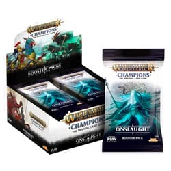 PlayFusion Warhammer Age of Sigmar: Champions Wave 2: Onslaught Booster Display (24) englis