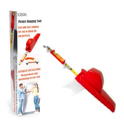 UZOU All-in-One Picture Hanging Tool, Picture Hanger, Picture Frame Level Ruler, Portable Picture Leveling and Hanging Tool, Perfect to Hang Pictures, Mirrors, TVs, and Shelves