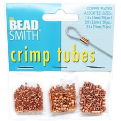 The Beadsmith Crimp Beads, Copper