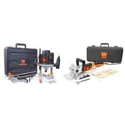 WEN 15-Amp Plunge Router & 8.5-Amp Biscuit Joiner Kit