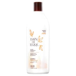 Bain de Terre Passion Flower Color Preserving Shampoo, for Vibrant Color & Protection from Fading, with Argan & Monoi Oils, Paraben-free, Vegan