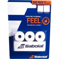 Babolat Syntec Pro + Vs Original Tennis Racquet Overgrip 3-Pack