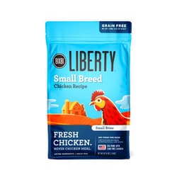 BIXBI Liberty Small Breed Grain Free Dry Dog Food, Chicken, 4 lbs - Fresh Meat, No Meat Meal, No Fillers for Easy Digestion - USA Made