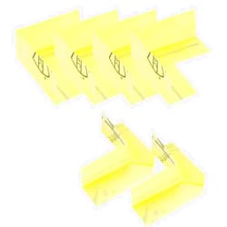 Koyee 6PCS Waterproof Shower Kit, 4 Inside Waterproofing Membrane & 2 Outside Waterproofing Corner Polyethlene Shower Corner Seamless Membrane for Bathroom Walls and Surrounds