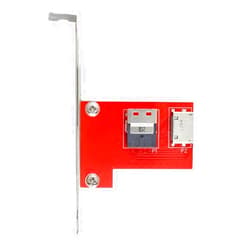 Xiwai PCI-Express 4.0 Slimline SAS SFF-8654 to Oculink SFF-8611 SFF-8612 PCBA Female Adapter with Bracket