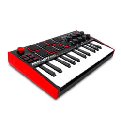 AKAI Professional MPK Mini MK3 - 25 Key USB MIDI Keyboard Controller With 8 Backlit Drum Pads, 8 Knobs and Music Production Software Included