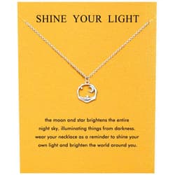 Baydurcan Necklaces for Women Teens, Horseshoe Butterfly Compass Necklace Best Friend Necklace Sister Gifts Daughter Gifts Graduation Chritmas Birthday