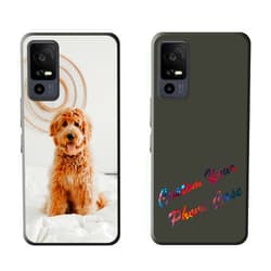 GSDMFUNNY Custom Personalized Photo Text Phone Cases for TCL 40 XE 5G Customize Picture Soft Protective Phone Cases Compatible with TCL 40 XE 5G TPU Black Case Gifts