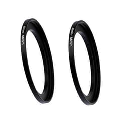 Fotasy (2 Pcs) 49-58MM Step-Up Ring Adapter, 49mm to 58mm Step Up Filter Ring, 49 mm Male 58 mm Female Stepping Up Ring for DSLR Camera Lens and ND UV CPL Infrared Filter