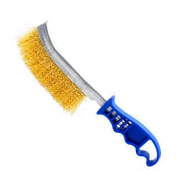 PaWuKi Wire Brushes for Cleaning Rust Removal Heavy Duty Brass Brush Tool 11