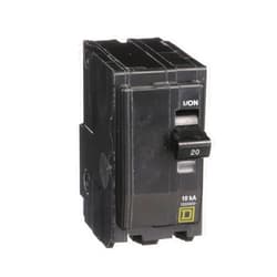 Schneider Electric Telemecanique Sensors - QO220CP QO 20Amp Two-Pole Circuit Breaker