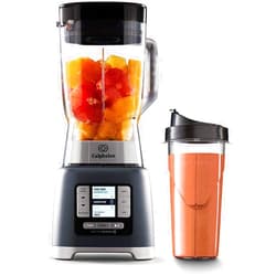 Calphalon Blender, 24-Oz Portable Blend-n-Go Smoothie Cup, ActiveSense 1200-Watt Motor, Dark Stainless Steel