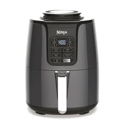 Ninja Air Fryer, Roast, Bake, Air Fry, Roast, Broil, Reheats, & Dehydrates, 4-in-1, Fries, Frozen Food, Veggies, and Juicy Meat, Less Oil, Easy Meals, Healthy Meals, Compact, 4 QT, Grey, AF101