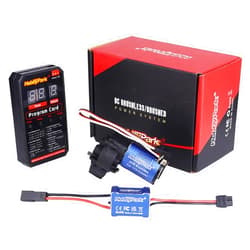 HobbyPark Brushless Motor and ESC Combo and Transmission Gearbox Assembly with Low Range Steel Gear & Programming Card for Traxxas 1/18 TRX4M Upgrades Parts