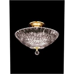 Dale Tiffany GH60718PB Lightwater Semi Flush Mount Light Fixture, Polished Brass