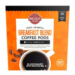 Wellsley Farms Breakfast Blend Coffee K-Cup Pods, 100 ct.