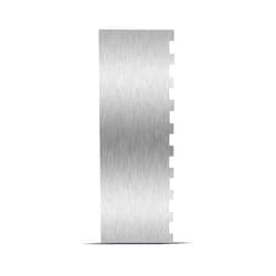 Abvsdu 9 Inch Stainless Steel Cake Scraper, Cream Cake Scraper Sided Patterned Edge Stripe Edge Smoother Scraper Cake Smoother Frosting Scraper Cake Decorating Comb for Mousse Butter Cream