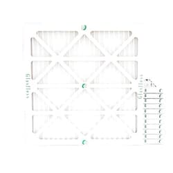 Glasfloss ZL 20x20x1 MERV 13 (FPR 10) Air Filters for AC and Furnace. Case of 12. Actual Size: 19-1/2 x 19-1/2 x 7/8