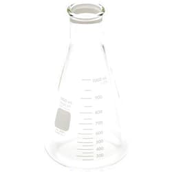 PYREX 1L Narrow Mouth Erlenmeyer Flasks with Heavy Duty Rim, Ea