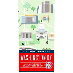 Christina Henry de Tessan City Scratch-Off Map: Washington, D.C.: A Sightseeing Scavenger Hunt (City Scratch Off Maps)