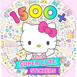 Horizon Group USA Sanrio Hello Kitty and Friends 1500+ Super Cute Kawaii Stickers, Hello Kitty Chococat My Melody Keroppi Badtz-Maru Pompompurin, Cute Gifts for Kids Teens Girls Adults