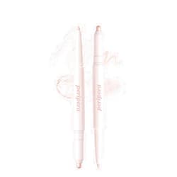Peripera SUGAR TWINKLE DUO EYE SHADOW STICK (01 DEWY NUDE) - Shimmer, Highlighter, Convenient Eye Shadow Cream