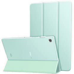 MoKo Case Fit Samsung Galaxy Tab S5e 2019, Ultra Thin Slim Shell Trifold Stand Cover with Frosted Back with Auto Wake and Sleep for Galaxy Tab S5e SM-T720/SM-T725 2019 Tablet, Agave Green