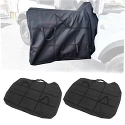 Fgo-togo Car Door Storage Bag for 2021 2022 2023 Ford Bronco Accessories 4 Door Front Door Protection Bag Driver and Passenger Doors Panel Organizer Bag Off-road Accessories- Protect Door,2PCS