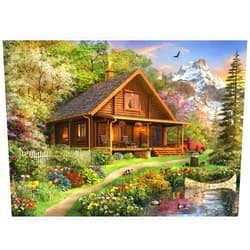 Anatolian Puzzle - Log Cabin Home, 1500 Piece Jigsaw Puzzle, #4568