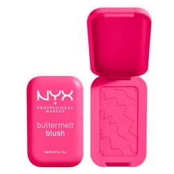 NYX PROFESSIONAL MAKEUP Buttermelt Powder Blush, Fade and Transfer-Resistant Blush, Up to 12HR Make Up Wear, Vegan Formula - Butta With Time