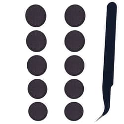 TENNMAK Dust Filter Replacement for TONEMAC N18 / PocBuds T60/ SoundPEATS Q30/Matast C16/ Lecefty i35plus/ OFNEX X19/ occiam T19/ Ltinist X29/ TRAUSI i27F Earbuds Dust Mesh * 5 Pairs