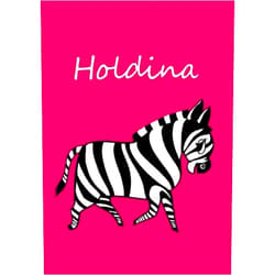 Personalisiertes Malbuch Holdina: individualisiertes Malbuch / Notizbuch / Tagebuch - Zebra - A4 - blanko (German Edition)