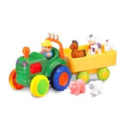 Kidoozie Farmer & Friends Tractor – Farm Playset with Toy Tractor, Figure and Farm Animals – Suitable for Toddlers and preschoolers Ages 12+ Months
