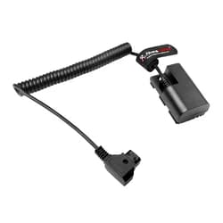 Alvin's Cables Alvin’s Cables D-tap to LP-E6P Dummy Battery Power Coiled Cable for Canon EOS R5 Mark ll/ R5/ R6 Mark ll/ R6/ R7/ R Camera