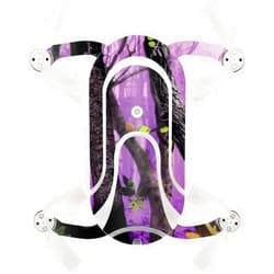 MIGHTY SKINS MightySkins Skin Compatible with ZEROTECH Dobby Pocket Drone – Purple Tree Camo | Protective, Durable, and Unique Vinyl Decal wrap Cover | Easy to Apply, Remove, and Change Styles | Made in The USA