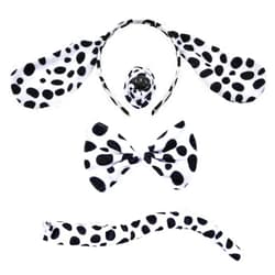 Abitoncc Kids Halloween Animal Costume Set – Tiger, Dalmatian, Dachshund, Giraffe, Leopard & Pig Dress Up Kit with Headband