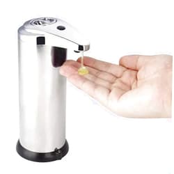 WSLWJH Soap Dispenser Wall-Mounted Liquid Dispenser 250Ml Stainless Steel Automatic Soap Dispenser Handsfree Automatic Ir Smart Sensor Touchless Soap Liquid Dispenser